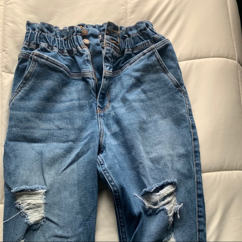 Hollister ultra high rise mom jeans
